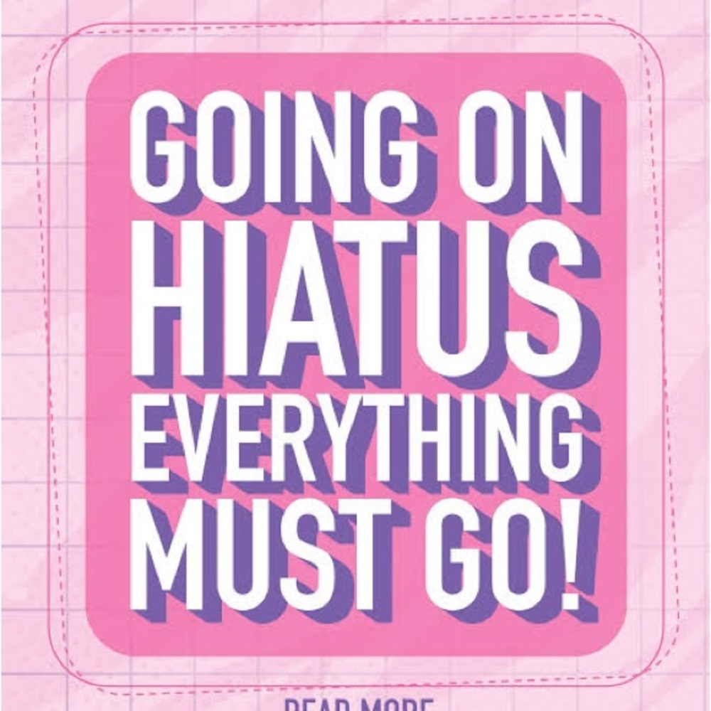 Pink and Purple Graphic Poster